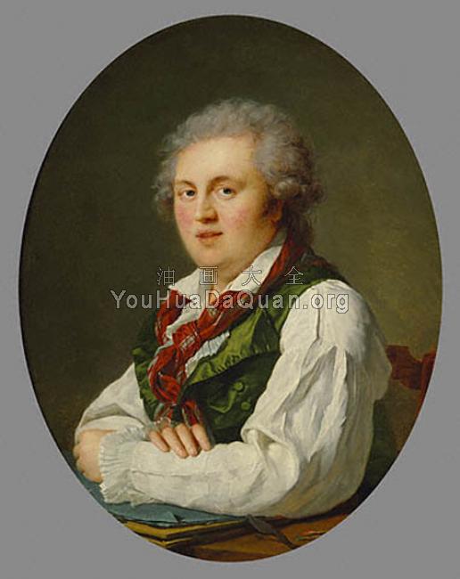 Portrait of Laurent Nicolas de Joubert - 弗朗索瓦·泽维尔·法布尔